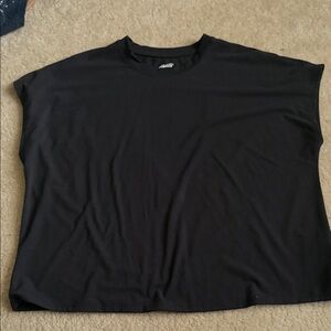 AVIA Open Back Black T-Shirt